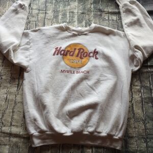 Vintage Hard Rock Cafe USA Made Sweatshirt Myrtle Beach SZ Large